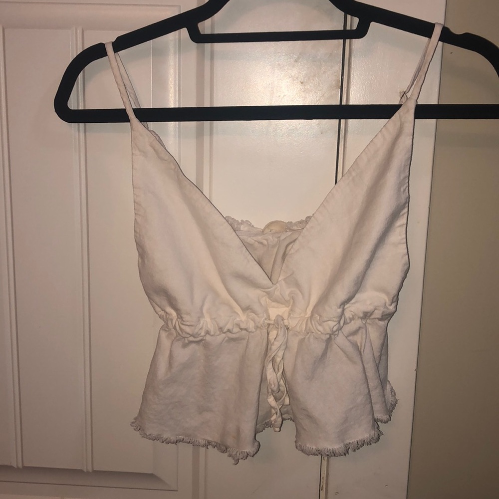 White summer top